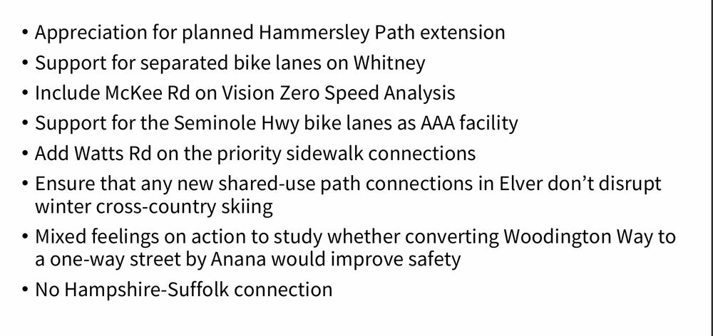Southwest Area Plan Feedback